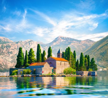 Island near Perast clipart