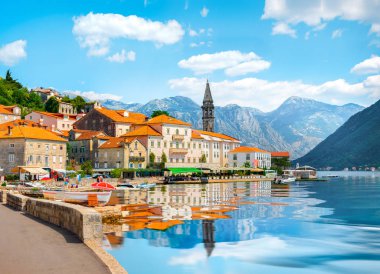 Perast at Bay of Kotor clipart