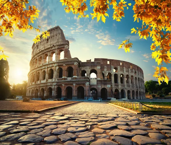 Koloseum na podzim — Stock fotografie