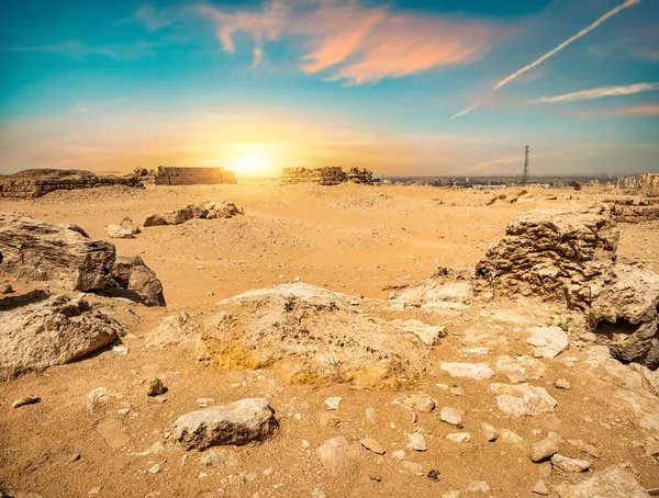 Egypt at the sunset — Stock Photo, Image