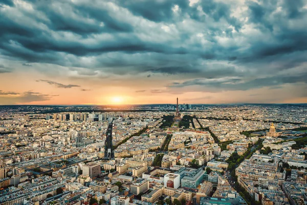 Špatné počasí v Paříži — Stock fotografie