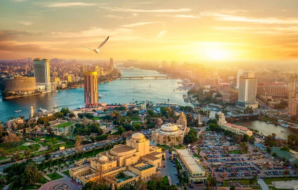 Pohled z věže Káhiry — Stock fotografie