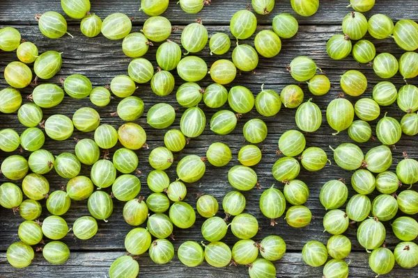Vista dall'alto di uva spina verde — Foto Stock