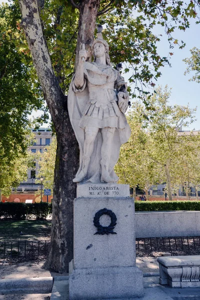 Statue king of Navarra Inigo Arista — Stock Photo, Image