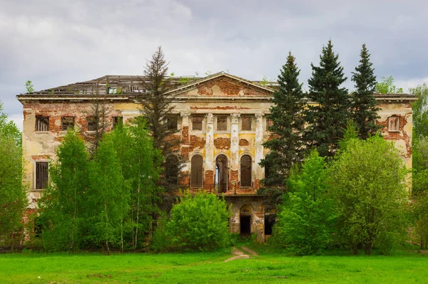 Mansão Abandonada Não Muito Longe Moscou — Fotografia de Stock