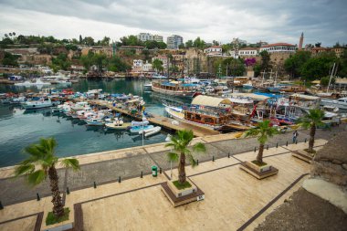 Türkiye. 17 Mayıs 2017 Antalya eski şehir antik liman