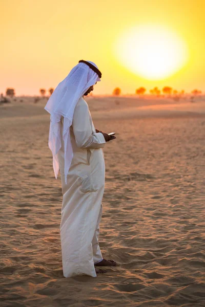 Arab Arabian Desert Hot Sunny Day — Stock Photo, Image