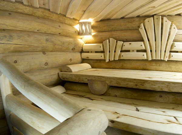 Intérieur Bois Classique Sauna — Photo