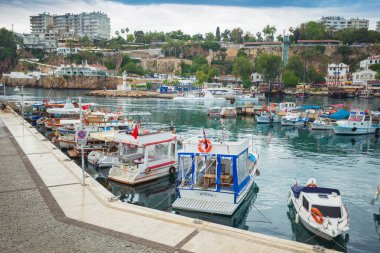 Türkiye. 17 Mayıs 2017 Antalya eski şehir antik liman