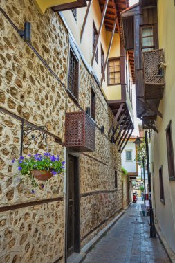 Türkiye. 17 Mayıs 2017. Eski Antalya'nın eski sokaklarında