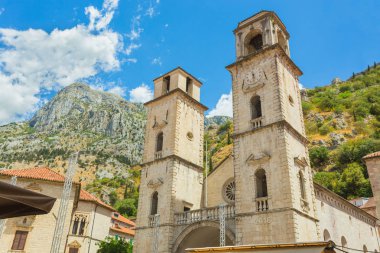 Karadağ, 27 Temmuz 2017. Eski Şehir Kotor 'un Sokakları