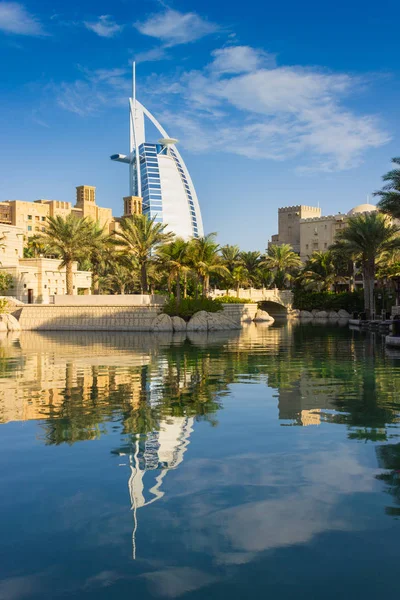 Dubai Vae November Uitzicht Het Hotel Burj Arab Van Souk — Stockfoto