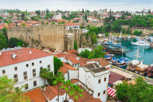 Turquia Maio 2017 Antigo Porto Cidade Velha Antalya — Fotografia de Stock