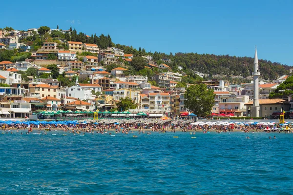 Ulcinj Montenegro Juli 2017 Kust Van Meest Zuidelijke Montenegrijnse Gemeente — Stockfoto