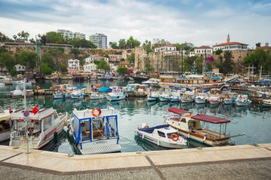 Türkiye. 17 Mayıs 2017 Antalya eski şehir antik liman