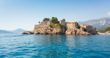  Sveti Stefan Adası. Avrupa. Karadağ