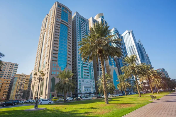 Sharjah - third largest and most populous city in UAE — Stock Photo, Image