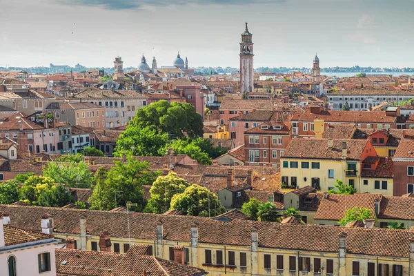 View of Venice rooftops from above — Stock Photo, Image