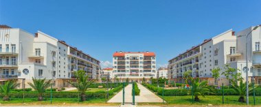 SOCHI, RUSSIA - 22 Haziran 2016: Karadeniz 'deki misafir evleri