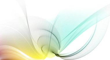 eğri çizgiler farklı pastel ve beyaz arka plan üzerine açık mavi tonları. Soyut hareket kavramı arka plan afiş.