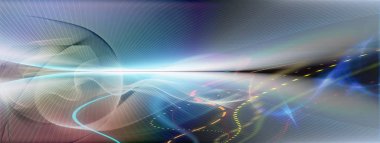 Soyut hareket satırlarını ve bulanık yatay atmosferik alan arka plan dalga şekilleri kavisli. Değişen satır sesleri, renkleri ve tonları. Zıt bulanık renk değerleri.