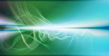 Soyut hareket satırlarını ve bulanık yatay atmosferik alan arka plan dalga şekilleri kavisli. Değişen satır sesleri, renkleri ve tonları. Zıt bulanık renk değerleri.