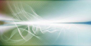 Soyut hareket satırlarını ve bulanık yatay atmosferik alan arka plan dalga şekilleri kavisli. Değişen satır sesleri, renkleri ve tonları. Zıt bulanık renk değerleri.