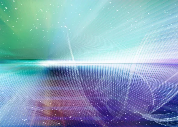 Soyut hareket satırlarını ve bulanık yatay atmosferik alan arka plan dalga şekilleri kavisli. Değişen satır sesleri, renkleri ve tonları. Zıt bulanık renk değerleri.