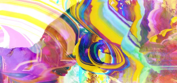 Abstrakte partielle transparente Farbbewegungstextur — Stockfoto