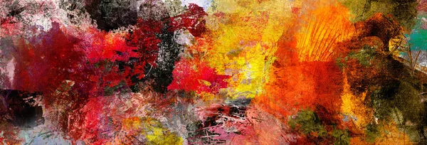 Texturas de pintura abstracta banner de fondo —  Fotos de Stock