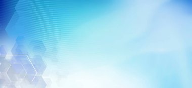 Farklı şekillerde, dokularda ve kalıplarda soyut geometrik arkaplan. Mühendislik, geliştirme, ticaret, bilim, teknoloji afişi, panorama.