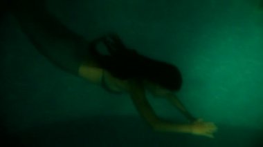 Dalış ve sualtı Yüzme güzel kadın deniz kızı