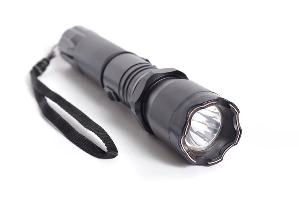 Schocker Taser Mittel Zur Selbstverteidigung Taschenlampe Tazer Isoliert Auf Weißem — Stockfoto