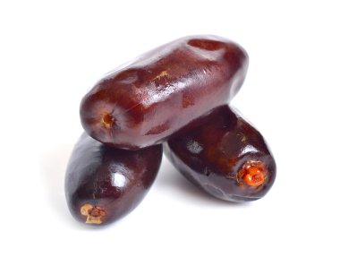 Beyaz arka plan üzerinde izole bazı ham tarihleri