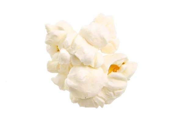 Popcorn Terisolasi Dengan Latar Belakang Putih Kedalaman Penuh Dari Field — Stok Foto
