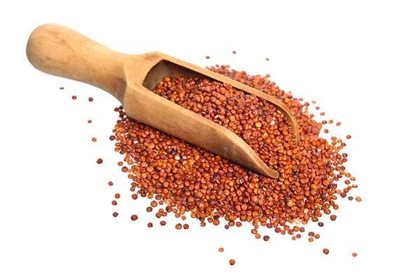 Röd Quinoa eller Chenopodium quinoa. Isolerad på vit bakgrund — Stockfoto