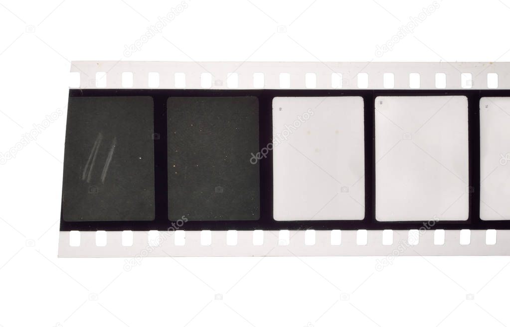 Vintage Film stock For still photography or motion picture. Isolated