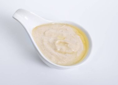 Sos Tahin. Susam tohumu, limon ve sarımsak yağı ile