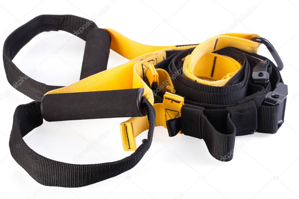 rolled functional training straps