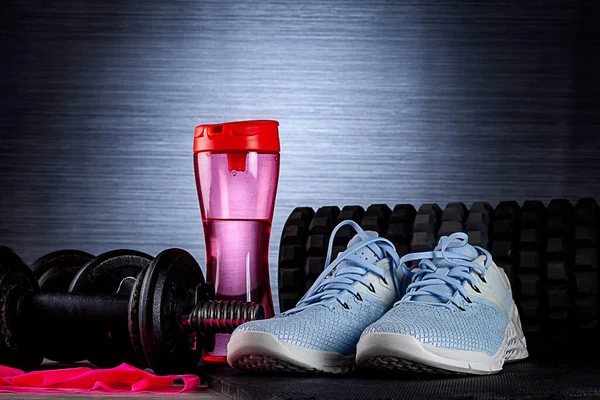 Fitnessgeräte Für Einen Gesunden Lebensstil — Stockfoto