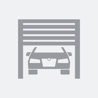 Düz ve izole vektör eps illüstrasyon simge en az ve modern tasarımı ile