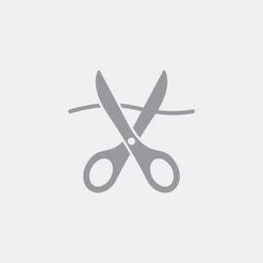 Düz ve izole vektör eps illüstrasyon simge en az ve modern tasarımı ile