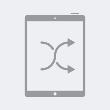 Düz ve izole vektör eps illüstrasyon simge en az ve modern tasarımı ile