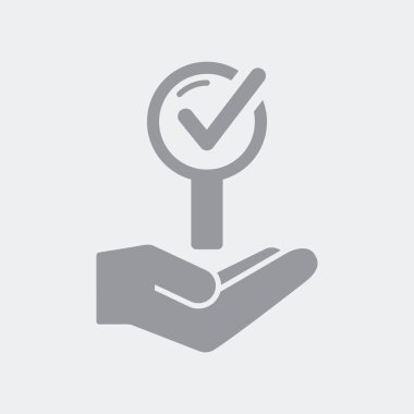 Düz ve izole vektör eps illüstrasyon simge en az ve modern tasarımı ile