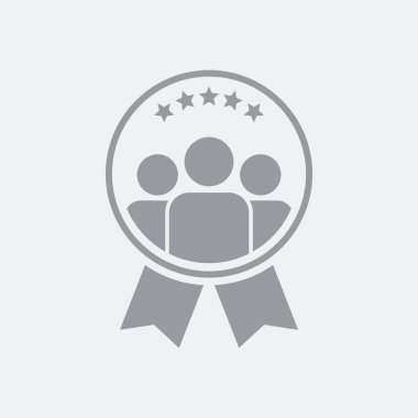 Düz ve izole vektör eps illüstrasyon simge en az ve modern tasarımı ile