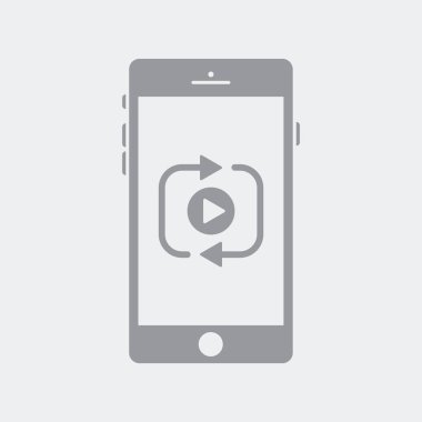 Düz ve izole vektör eps illüstrasyon simge en az ve modern tasarımı ile