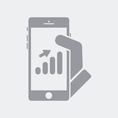 Düz ve izole vektör çizim simgesini minimal ve modern tasarımı ile