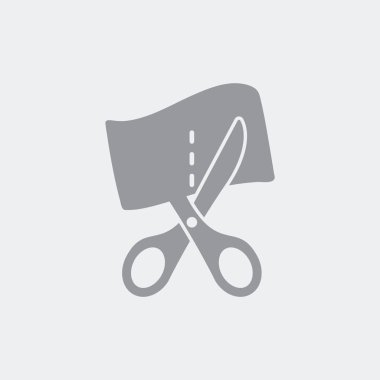 Düz ve izole vektör çizim simgesini minimal ve modern tasarımı ile