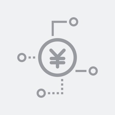 Düz ve izole vektör çizim simgesini minimal ve modern tasarımı ile