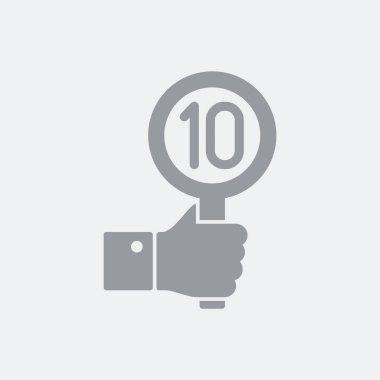 Düz ve izole vektör çizim simgesini minimal ve modern tasarımı ile